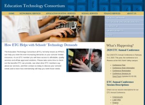 How apscc.org looks like on a tablet such as an iPad.