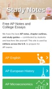 How apstudynotes.org looks like on a mobile device such as an iPhone.