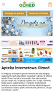 How aptekaolmed.pl looks like on a mobile device such as an iPhone.