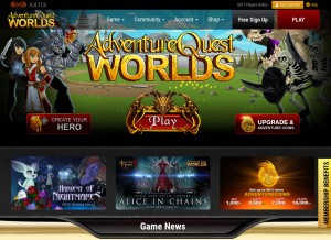 How aq.com looks like on a tablet such as an iPad.