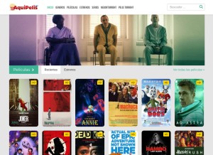 How aquipelis.net looks like on a tablet such as an iPad.