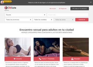 How ar.oklute.com looks like on a tablet such as an iPad.