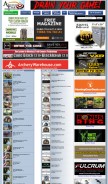 How archerytalk.com looks like on a mobile device such as an iPhone.