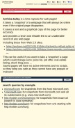 How archive.fo looks like on a mobile device such as an iPhone.
