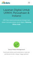 How ardata.co.id looks like on a mobile device such as an iPhone.