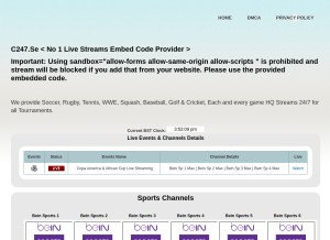 How arembed.com looks like on a tablet such as an iPad.
