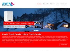 How arenkombi.com looks like on a tablet such as an iPad.
