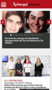 How aristeguinoticias.com looks like on a mobile device such as an iPhone.