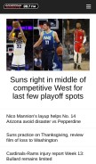 How arizonasports.com looks like on a mobile device such as an iPhone.