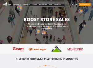 How armis.tech looks like on a tablet such as an iPad.