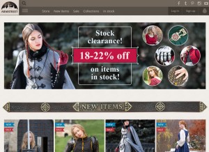 How armstreet.com looks like on a tablet such as an iPad.