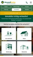 How aroundhome.de looks like on a mobile device such as an iPhone.