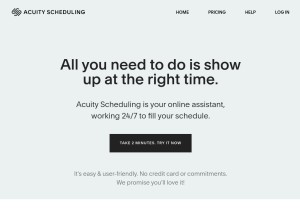 How as.me looks like on a tablet such as an iPad.