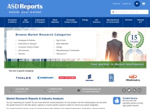 How asdreports.com looks like on a tablet such as an iPad.