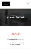 How ashirwadnozzles.com looks like on a mobile device such as an iPhone.