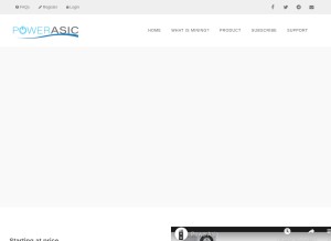 How asicpower.net looks like on a tablet such as an iPad.