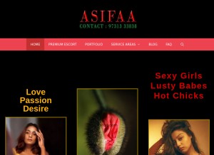 How asifaa.com looks like on a tablet such as an iPad.