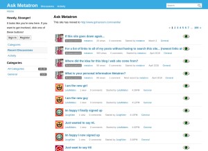 How askmetatron.com looks like on a tablet such as an iPad.