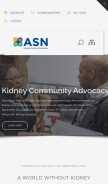 How asn-online.org looks like on a mobile device such as an iPhone.