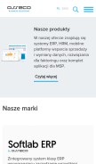 How assecobs.pl looks like on a mobile device such as an iPhone.