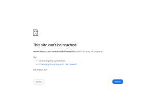 How assetzcodenamethehideaway.in looks like on a tablet such as an iPad.