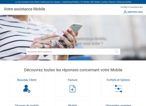 How assistance-mobile.com looks like on a tablet such as an iPad.
