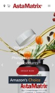 How astamatrix.com looks like on a mobile device such as an iPhone.