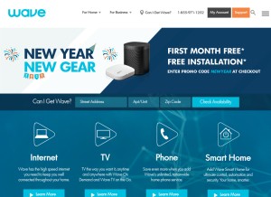 How astound.net looks like on a tablet such as an iPad.