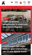 How at5.nl looks like on a mobile device such as an iPhone.
