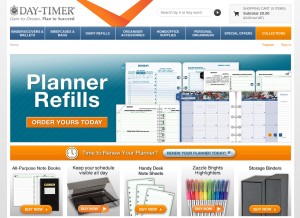 How ataglance.com looks like on a tablet such as an iPad.