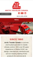 How atc.ca looks like on a mobile device such as an iPhone.