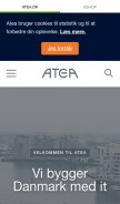 How atea.dk looks like on a mobile device such as an iPhone.