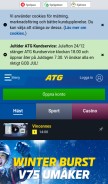 How atg.se looks like on a mobile device such as an iPhone.