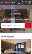 How athome.lu looks like on a mobile device such as an iPhone.