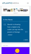 How atlanticmedia.com looks like on a mobile device such as an iPhone.