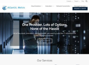 How atlanticmetro.net looks like on a tablet such as an iPad.