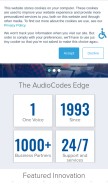 How audiocodes.com looks like on a mobile device such as an iPhone.
