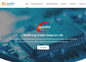 How aumraj.com looks like on a tablet such as an iPad.
