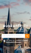 How auskunft.de looks like on a mobile device such as an iPhone.