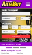 How autabuy.com looks like on a mobile device such as an iPhone.