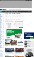 How autanet.cz looks like on a mobile device such as an iPhone.