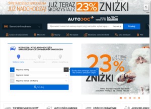 How autodoc.pl looks like on a tablet such as an iPad.