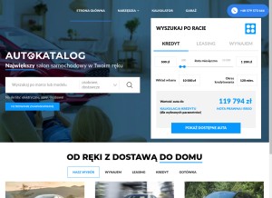How autokatalog.pl looks like on a tablet such as an iPad.