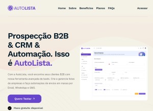 How autolista.pro looks like on a tablet such as an iPad.