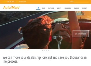 How automate.com looks like on a tablet such as an iPad.