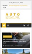 How automoc.pl looks like on a mobile device such as an iPhone.