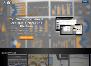 How autorevo.com looks like on a tablet such as an iPad.