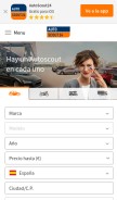 How autoscout24.es looks like on a mobile device such as an iPhone.