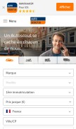 How autoscout24.fr looks like on a mobile device such as an iPhone.