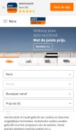How autoscout24.nl looks like on a mobile device such as an iPhone.